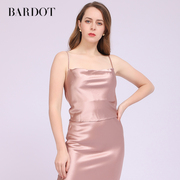 Bardot春夏皮粉色性感吊带衫打底衫短款上衣55260TB