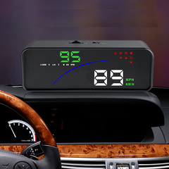 汽车仪表改装OBD水温表 车速转速表油耗电压电子显示器二合一加装