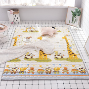宝宝全棉纯棉儿童爬行垫防滑地垫可折叠机洗卧室地毯婴儿爬爬