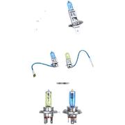 汽车12v24v超亮前大灯超白光，疝气灯远近光h1h4h7h3黄金光(黄金光)雾灯灯泡