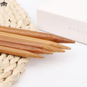 竹针打毛衣针编织工具，棒针织毛线针不锈钢，手工围巾竹子织针
