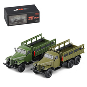 JKM 1 64 解放卡车CA30军事模型合金仿真汽车模型收藏摆件玩具车
