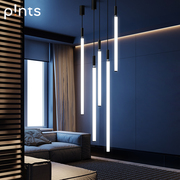 极简卧室线条吊灯创意客厅餐厅过道房间灯个性床头灯简欧光灯具