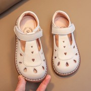 品牌凉鞋2023年软底包头公主女童鞋，夏季女童女中大童儿童宝