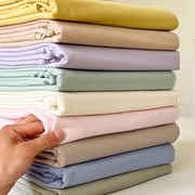 A类纯棉加厚磨毛床单单件简约全棉单人1.2米双人纯色被单床笠1.8m