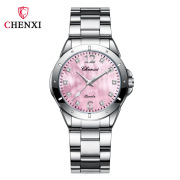 CHENXI时尚女士手表女表钢带手表镶钻腕表防水不锈钢石英手表