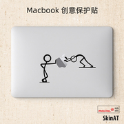 SkinAT 适用于苹果笔记本个性贴膜局部贴纸MacBook创意装饰贴配件