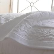 纯白色枕巾一对装纯棉素色，全棉宾馆酒店宿舍洗浴深蓝色，枕头巾盖巾