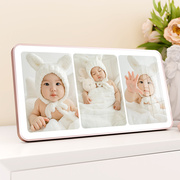 相框摆台儿童照片定制精致水晶小画框6710寸宝宝，洗照片做成相框