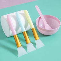 面膜碗勺子美容院专用调面膜碗，和刷子加勺套装水疗精致工具4件套