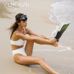 Yukari swim欧美ins风泡温泉性感连体显瘦白色泳衣女沙滩度假泳装