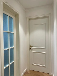 实木门原木门套装门室内门，乳白色法式实木，烤漆门测量送货上门安装