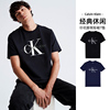 Calvin Klein/凯文克莱ck短袖男装休闲经典印花字母LOGO圆领T恤潮