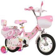 定制2023年儿童折叠自行车女孩单车脚踏车女生高颜值玩具车女