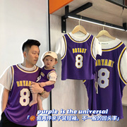 2023夏季婴儿连体衣亲子装，篮球服假两件一家三口四口装洋气t恤潮