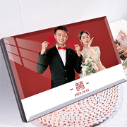 高端婚纱照相册定制影楼婚礼，跟拍结婚照制作入册写真纪念册照片书