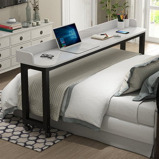可移动电脑桌台式家用卧室，程潇同款床上书桌现代简约跨床桌懒人桌