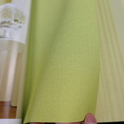 天蓝色纯色壁纸黄绿色 素色亚麻布纹墙纸 简约时尚深灰新中式风格