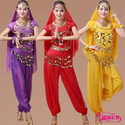 印度舞演出服装舞蹈练习服肚皮舞套装服装亮点裤练功表演服装