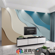 北欧轻奢卧室牀头背景墙壁纸抽象艺术装饰墙布客厅沙发电视墙壁画