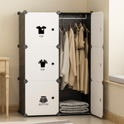 简易衣柜家用卧室结实组装出租房，布衣橱(布衣橱)经济型，简约现代小收纳柜子