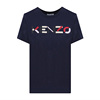 KENZO/高田贤三女士深蓝色字母图案印花短袖T恤FB52TS8404SA