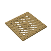 砖友MOC 4151 小颗粒益智拼插积木兼容乐高零配件 8x8网格特殊板