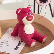 网红创意草莓熊手机架支架平板ipad通用家用草莓，熊可爱(熊可爱)少女粉色，卡通支架桌面萌趣摆件装饰懒人神器底座