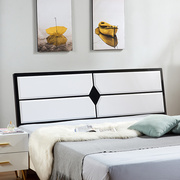 烤漆床头板简约现代床头靠背，加厚经济型双人单买1.5米1.8米床头
