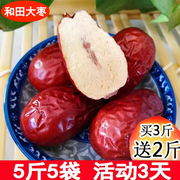 和田大枣骏枣玉枣新疆特产红枣2斤5斤装整箱零食干果