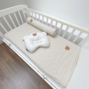 元霜宝贝ins小熊婴儿床床笠床单宝宝母婴用品儿童卡通床套床罩