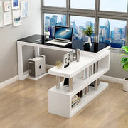 转角书桌电脑台式桌l型，办公桌简约家用卧室，墙角拐角学习写字桌子