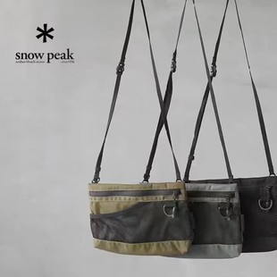 snow peak户外雪峰日系山系运动小包男女通露营登山单肩包斜挎包