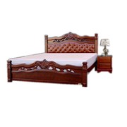 实木床1.5m双人床1新8米.中a式简约木代经济型，橡现储物高箱床主卧