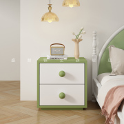 法式奶油风床头柜极简简约现代床尾收纳柜小型斗柜卧室床边柜
