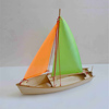 洞庭号自航帆船木质船模，diy帆船模型，拼装玩具儿童手工课木制船模