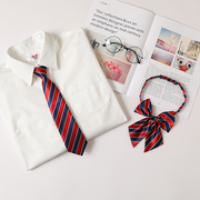 学生领结女 中小学生校服领花学院风儿童领带蝴蝶结领结男童领带