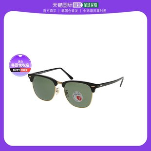 韩国直邮RAY BAN/雷朋 时尚复古黑色半框太阳眼镜 0RB3016F90