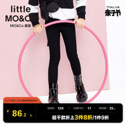 littlemoco童装春秋装，儿童女童修身小脚裤长裤，打底裤外穿裤子