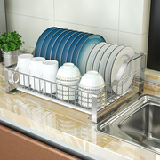304不锈钢沥水碗碟架多功能厨房用品碗碟筷子收纳置物碗架
