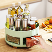 调料盒家用厨房调料罐组合套装一体多格旋转盐味精调味瓶罐收纳盒