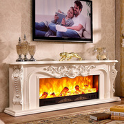 1.2 1.5 2米壁炉欧式装饰柜实木电视柜美式壁炉芯取暖电壁炉