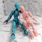 3d打印幸运萝卜人多关节可动人偶男孩手办模型机器人积木拼装玩具