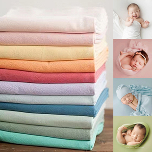 毯子新生的儿婴儿满月百天宝宝拍照背景布新生儿裹布摄影衣服道具