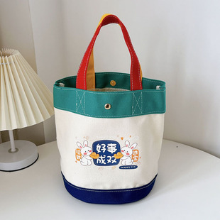 凯旋者手提袋饭盒帆布袋加厚手拎女包小包水桶，手提包定制印刷logo