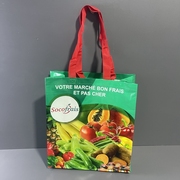 外贸原单小清新大容量防水编织袋环保超市购物袋单肩手提袋买菜包