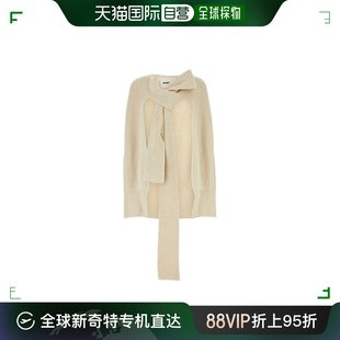 香港直邮Jil Sander 吉尔 桑达 女士 系带无袖针织斗篷 J03ZZ0136