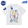 NASA联名卡通奥特曼纯棉短袖T恤男童夏季休闲运动中大童亲子装潮