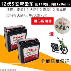 摩托车电瓶建设雅马哈YBR125天 JYM125天俊天戟天琪 劲傲蓄电池