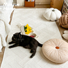 m.liferamble简约全棉水洗棉地垫，家用客厅地毯床边垫榻榻米垫